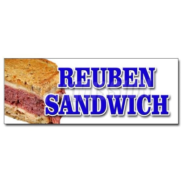 REUBEN SANDWICH DECAL sticker corn corned beef huge grilled pressed fresh, D-24 Reuben Sandwich